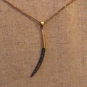 S&D New Moon Long Necklace